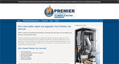 Desktop Screenshot of premiergasservices.co.uk